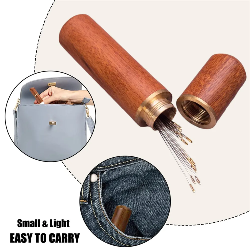 12/36PCS Sewing Needles Multi-size Side Opening Stainless Steel Darning Sewing Household Hand Tools