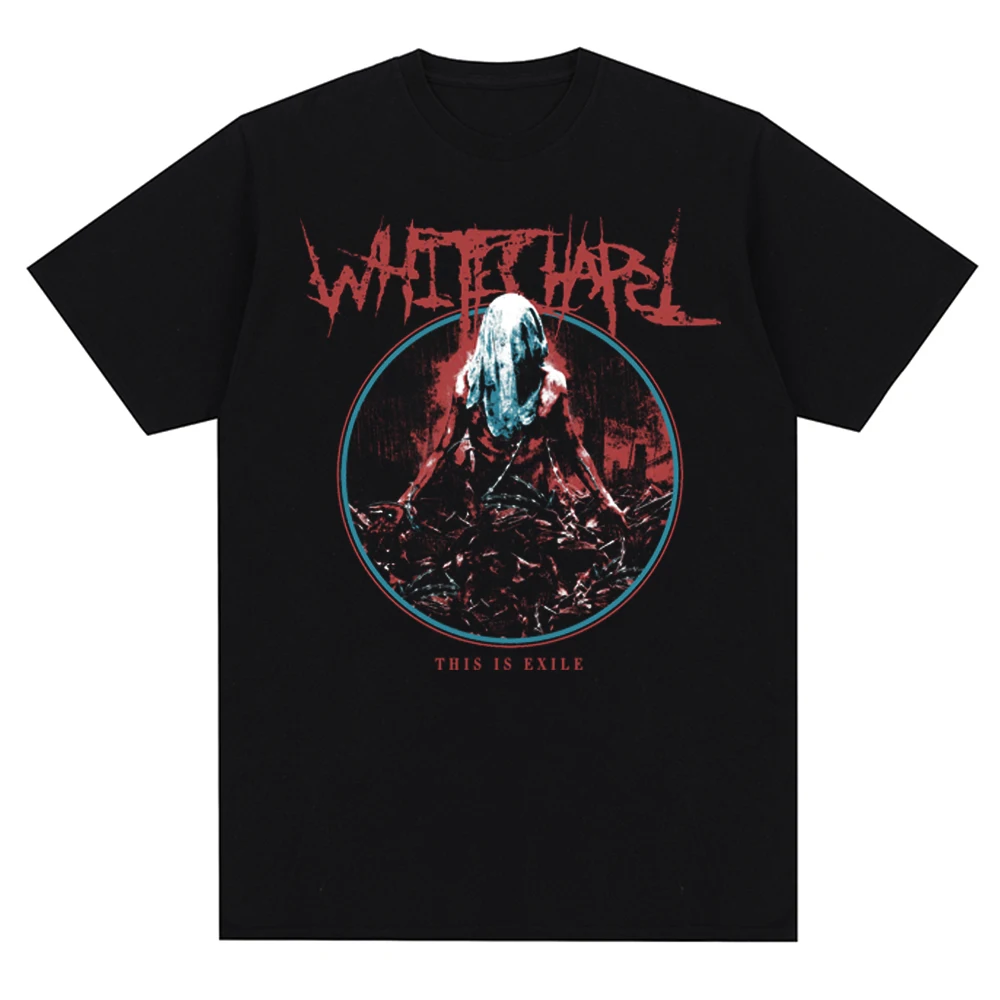 Erkek Tişört Giyim Unisex Whitechapel Deathcore Band 3D Baskılı Tişörtler Günlük Üstler Kısa Kollu Moda Büyük Boy_voghion.com