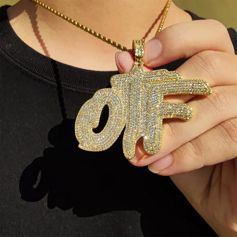 Fashion Jewelry Only The Family OTF Charm Iced Out Bling Two