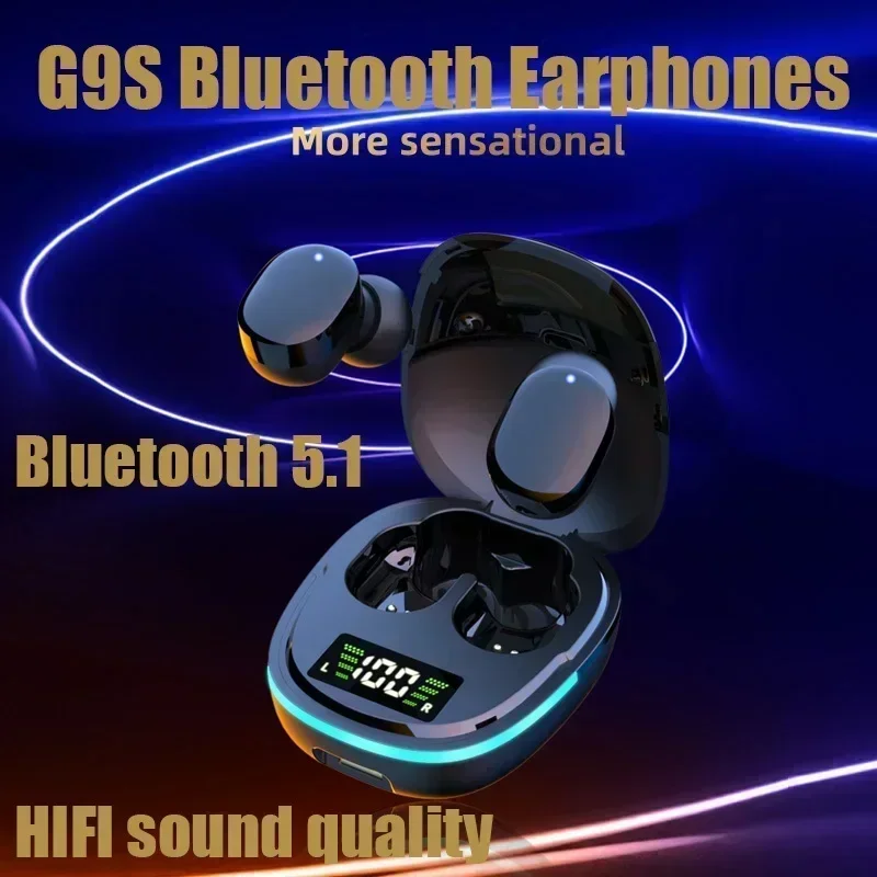 TWS Wireless Bluetooth Headset 5.3 Earphone Bluetooth Sport Inear Earbuds Headset with Mic for smartphones 6
