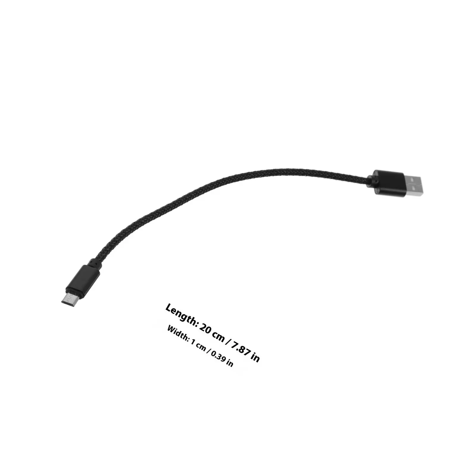 5개 마이크로 USB 충전 케이블 나일론 편조 내구성 있는 동기화 고속 충전 S7 2용