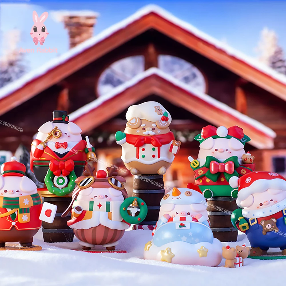 Игрушки Piko Pig с надписью Merry Christmas |