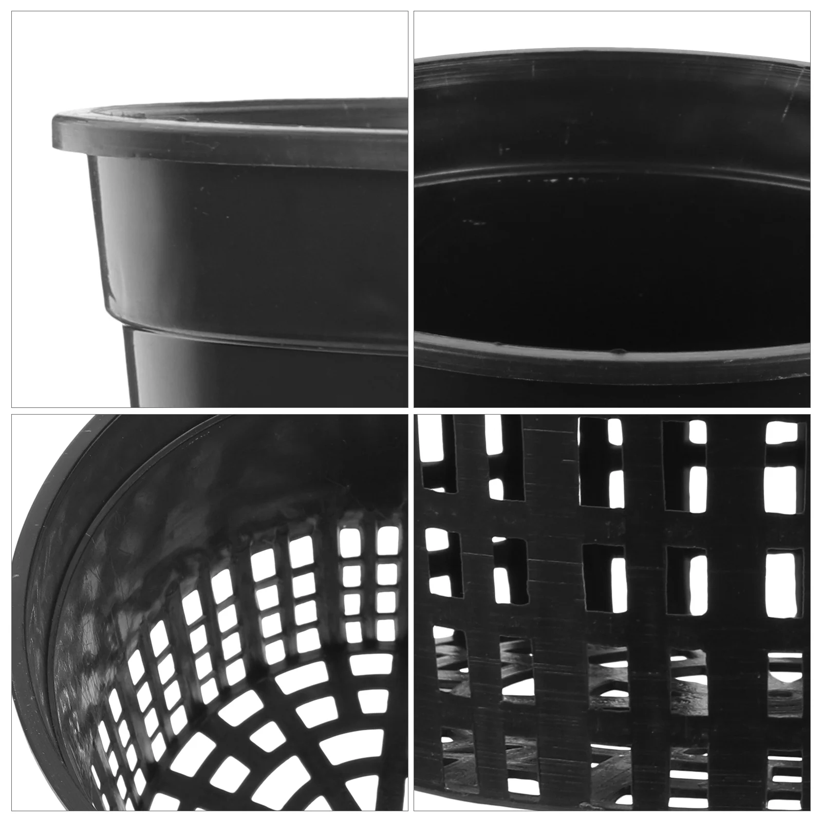 10pcs Net Pots Super Heavy Duty Cups Wide Lip Design Orchids Aquaponics Hydroponics Slotted Mesh Hydroponics Basket Container hydroponic flower pot plant pot