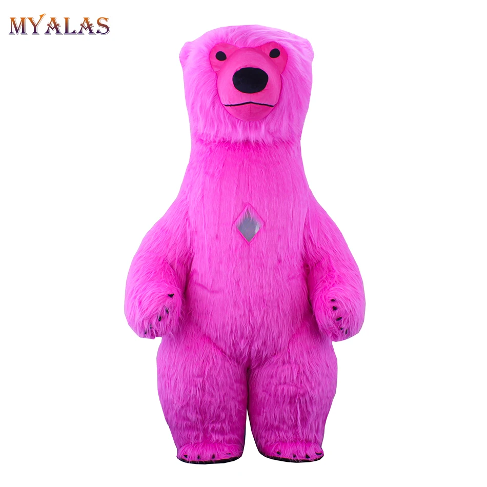 Inflatable Polar Bear Mascot Costume Adult Huge Walking Party Panda Cosplay Fancy Dress Christmas Events mascot costume