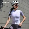 INBIKE Women's Summer Cycling Jerseys Full Zipper Breathable Cycling Jerseys Road Cycling Jerseys Pocketed MTB Cycling Jerseys 1
