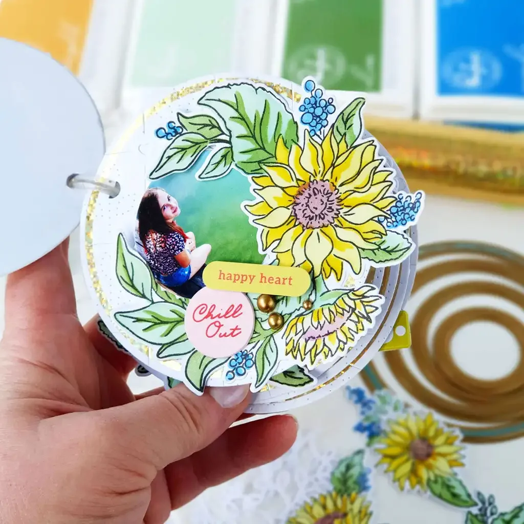 Big sale Cutting Hot foil Scrapbook Diary Decoration Round and flowers Stencil Embossing Template DIY Greeting Card Handmade