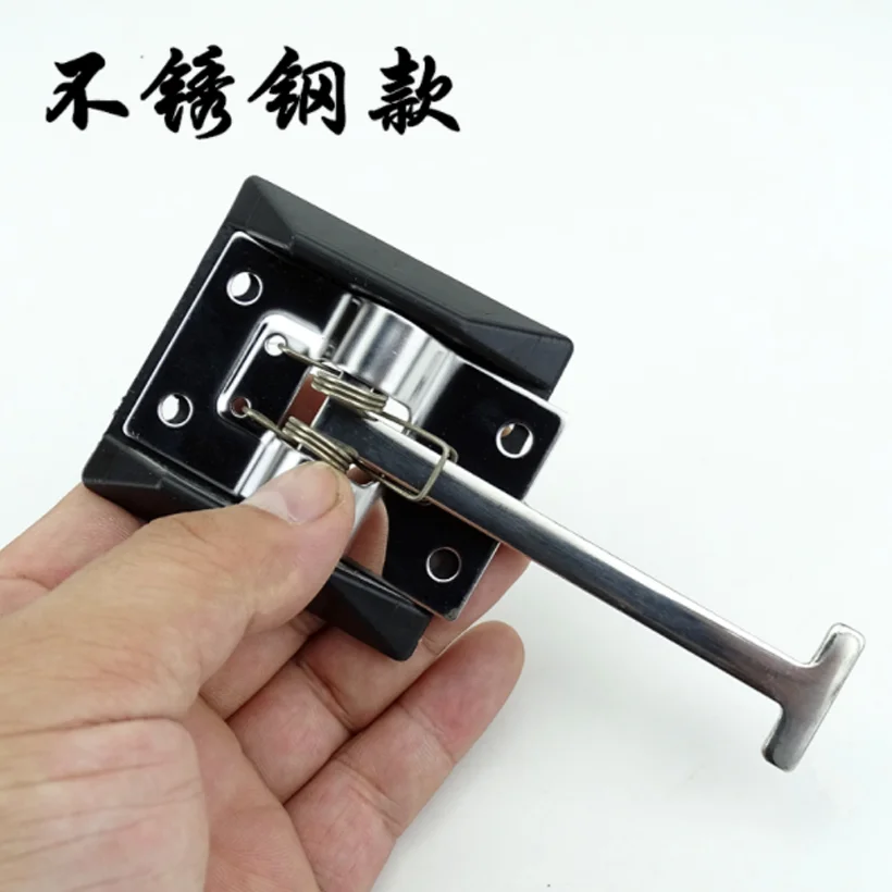 Metal T-Style Entry Door Catch Holder 1PC for RV Camper Trailer Supplies (Stainless Steel 304 / Carbon Steel With Zinc Coating ) rv door retainer kit