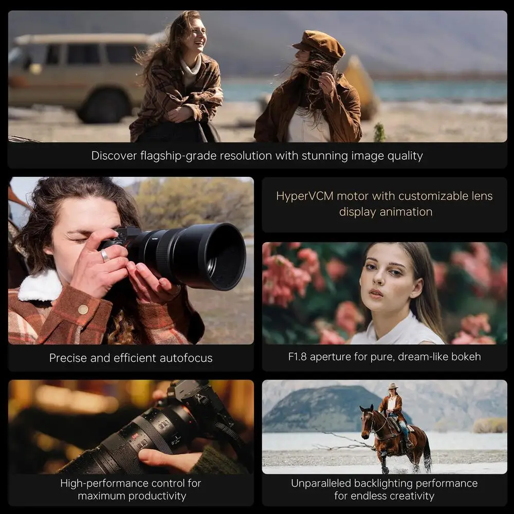 빌트록스 135mm F1.8 N/S AF 카메라 렌즈 풀프레임 자동 초점 렌즈 (니콘 Z-마운트 Z6 II III Z7 II Z9 Z8 Z5 Z50 II E-마운트 호환)