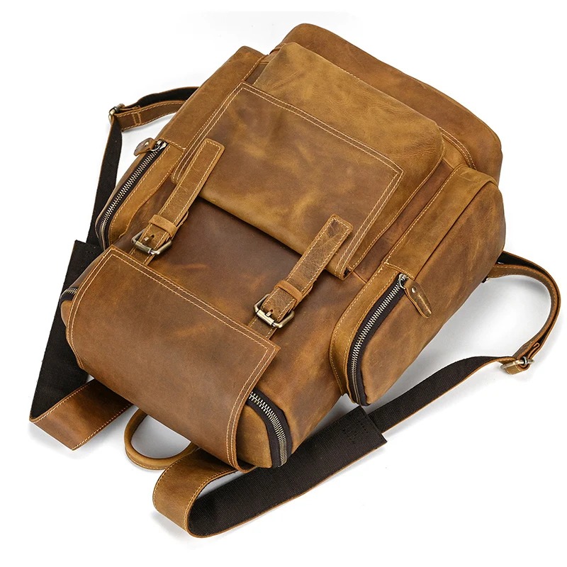 Large Premium Leather Backpack