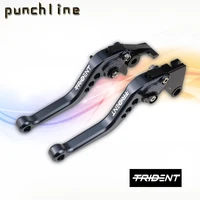 Fit For TRIDENT 660 Trident 660 2021-2024 2022 2023 Motorcycle CNC Accessories Short Brake Clutch Levers Adjustable Handle Set 1