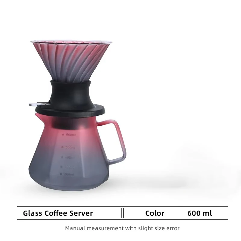 إيكويرز طقم قهوة زجاج بوروسيليكات وفلتر ستانلس ستي...