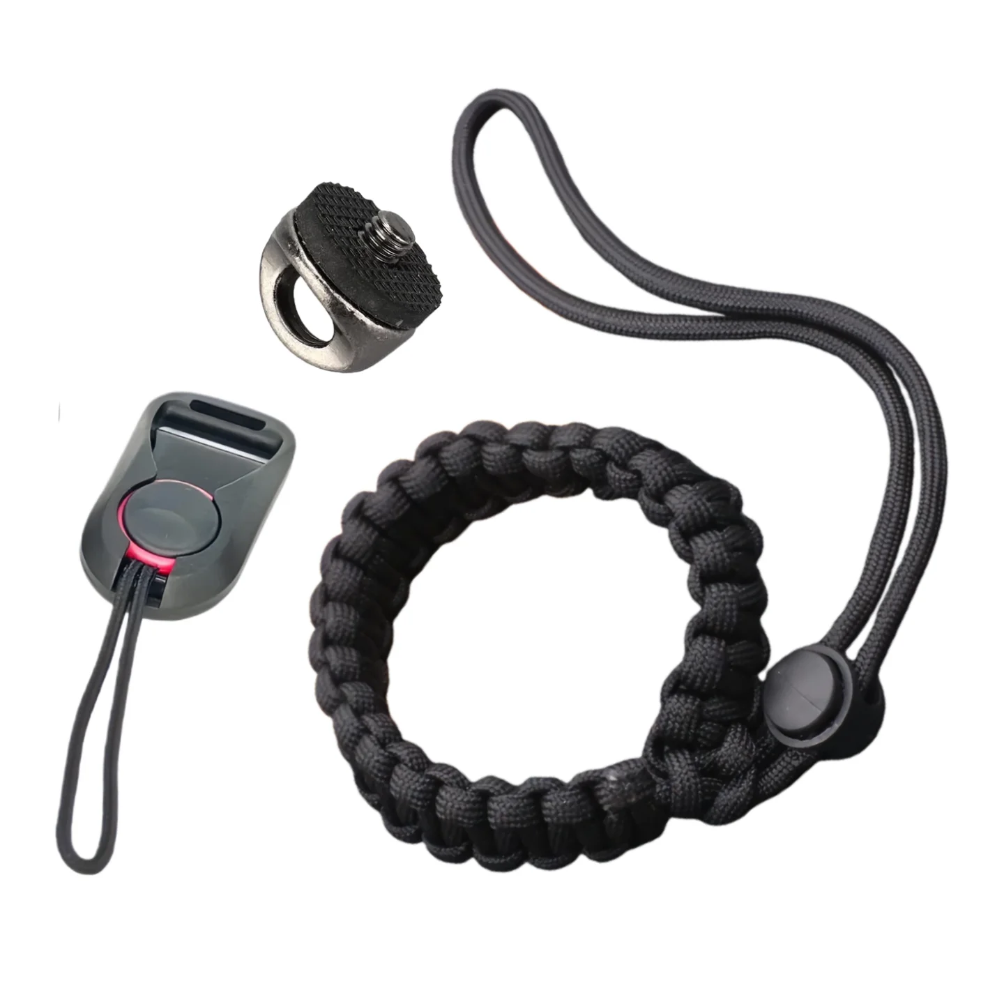 Anti-Lost Weave Wrist Strap with 1/4 Screw