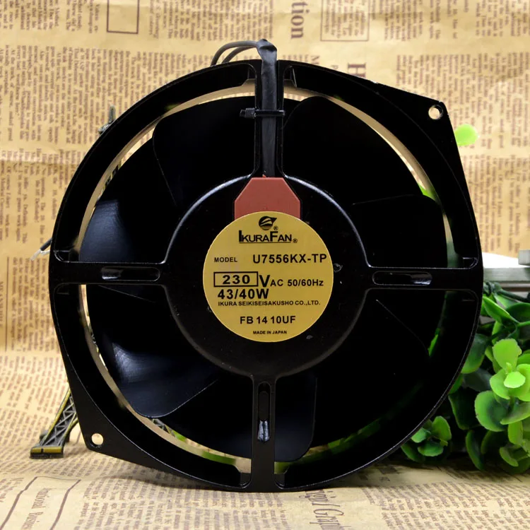 

JAPAN N U7556KX-TP 17055 230V 43/40W металлический вентилятор с высокой термостойкостью