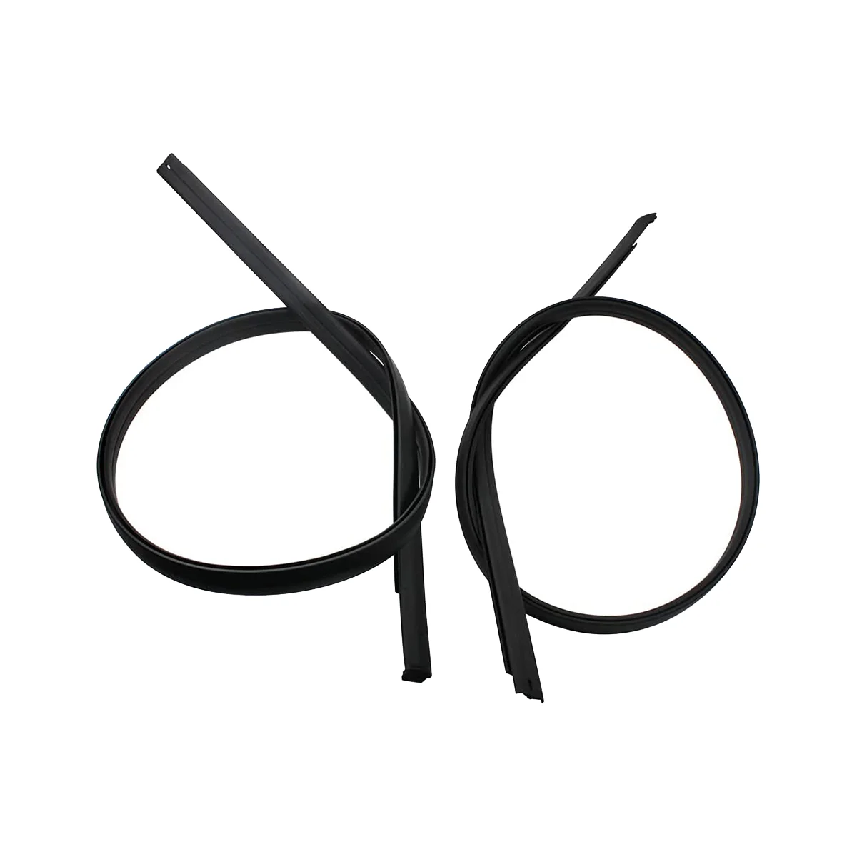 1 Pair Roof Drip Molding Weatherstrip for Toyota Tundra Double Cab