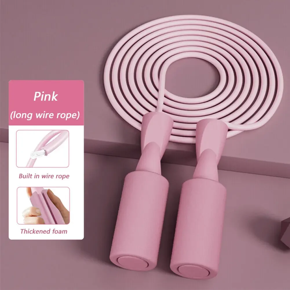 Skipping Rope With Heavy Ball Cordless Yoga Boxing Sports and Fitness Training Aerobics Portable Fast Jump Rope for Woman man jump rope