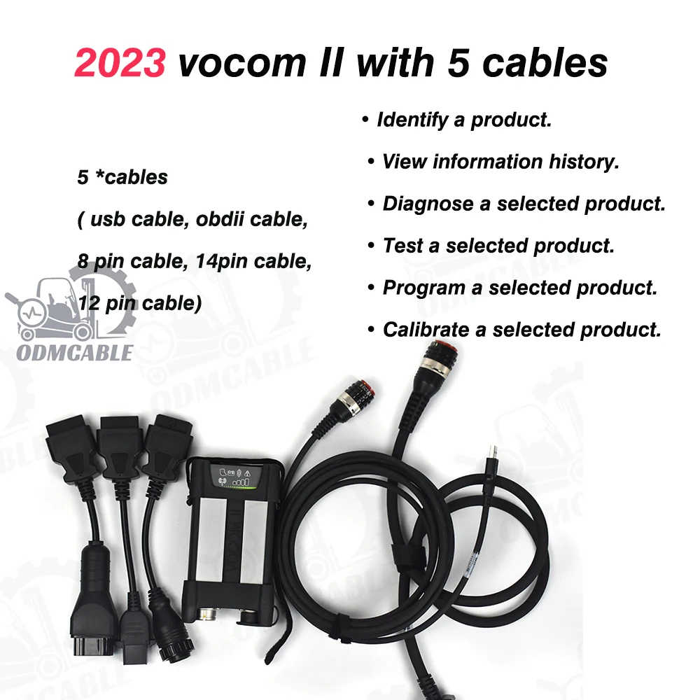 

Communication Unit (88894000) Vocom2 Tech Tool (TT) 2.8.150 DIAGNOSTIC KIT Vocom II 88894000 For New Bus Construction Equipment