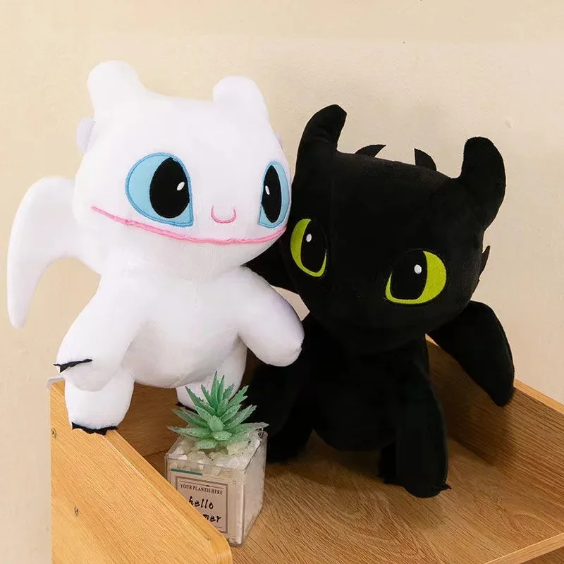 Plush Doll MINISO How to Train Your Dragon Large size Toothless Kawaii Stuffed Decoration Kids Birthday Gift