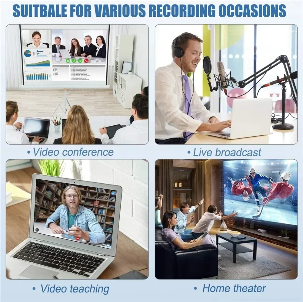 HD 1080P Type C HDMI-compatible Micro USB Video Capture Card USB 3.0 Video Grabber for PC Game Camera Recording Live Streaming video capture adapter