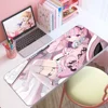 Hololive Minato Aqua Mouse Pad Large Computer Pad PC Gamer Laptop Mouse Mat Laptop Keyboard Pad Office Desk Mat 1