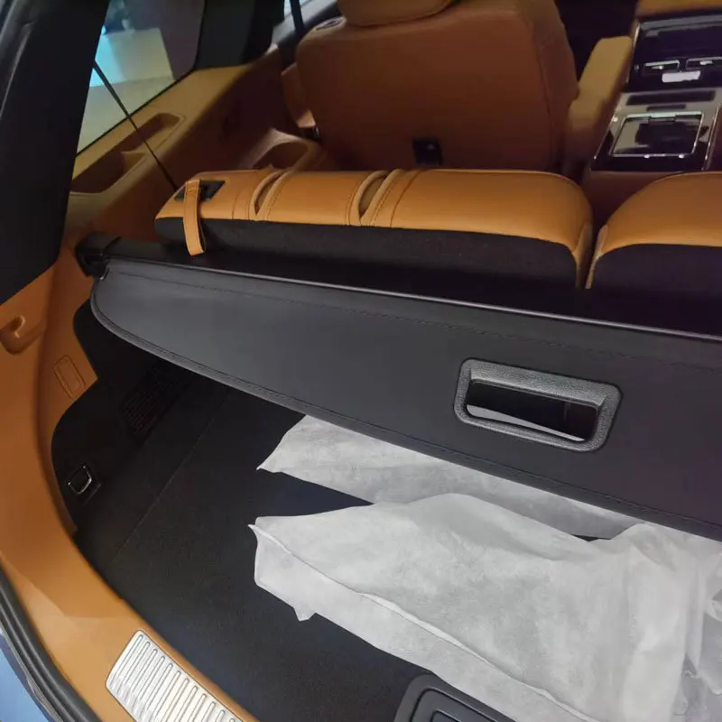 Rear Trunk Cargo Cover For Lincoln Aviator Leather Retractable Luggage Carrier Security Partition Shield Accessories