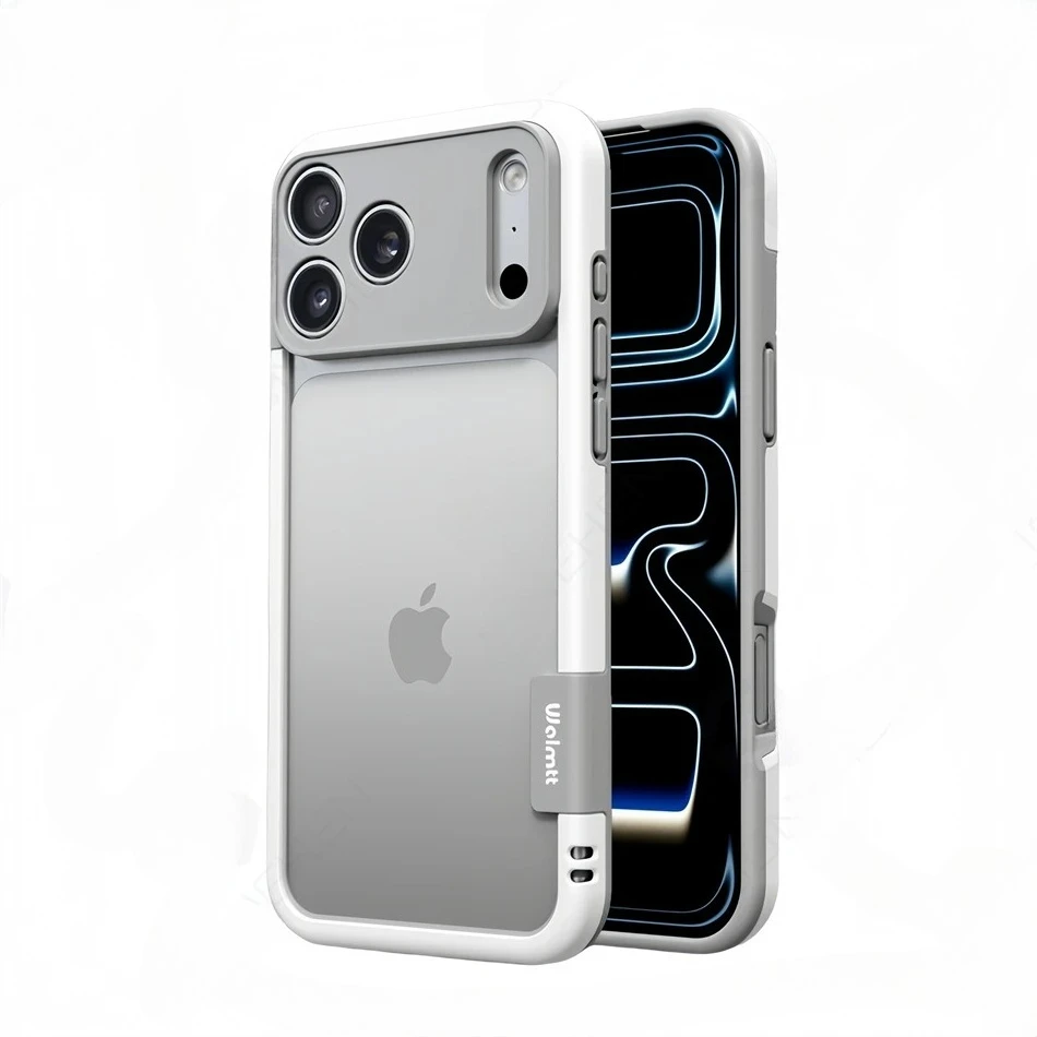 Silicone Frame Slim Bare-Bones Feel Shockproof Case with Full Camera Protection