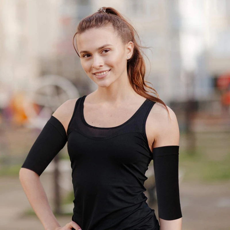 Women Arm Shaper Sleeve Elastic Compression Slim Scar Covering