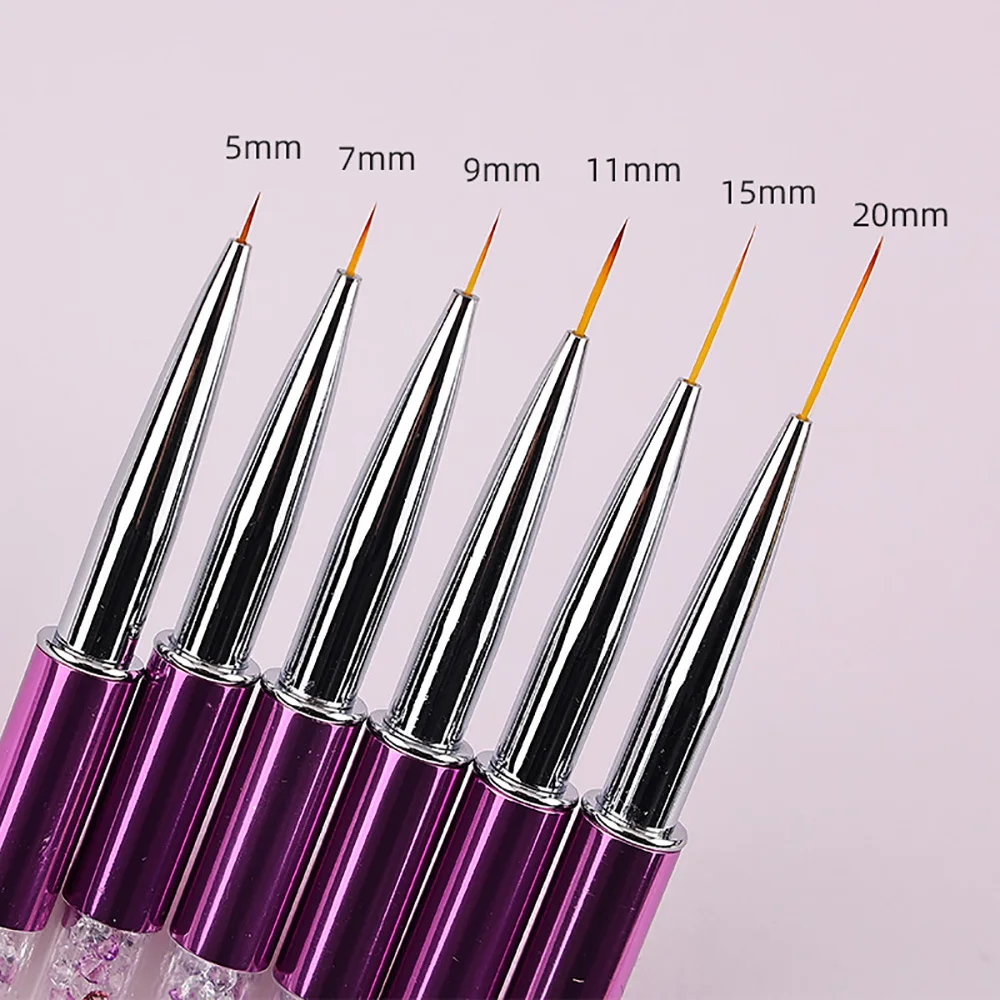 Strumenti per manicure UV in gel con penna per pittura a pennello per nail art 1 pz
