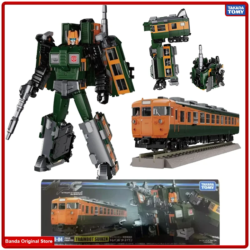 100% In Magazzino Original Takara Tomy Transformers Capolavoro Group Mpg-04 Trainbot Suiken Raiden Combiner Toys Action Figures