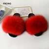 Summer Women Fur Slides Fluffy Furry Slippers Indoor Fuzzy Flip Flops Casual Outdoor Flat Ladies Fur Sandals Plush House Shoes 4