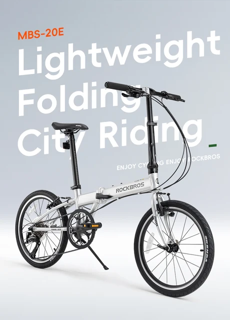 ROCKBROS 20 インチ折りたたみ自転車シマノ 8 スピードアルミ