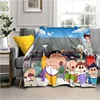 Crayon S-Shinchan Anime Throws Blanket Picnic Super Soft kawaii Blanket for Travel Bedding Couch Sofa Bed Blanket Birthday Gift 6