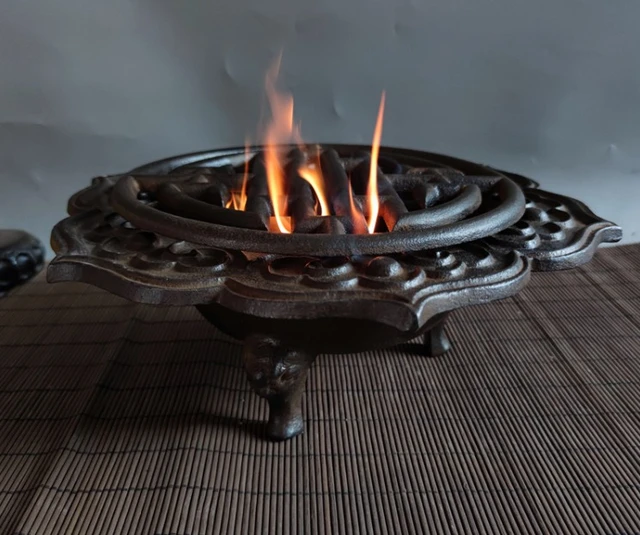 Cast Iron Charcoal Barbecue Grills Heating Stove Brazier Tea-making Hot  Water u200bwine Warming Stove Tea House Club Family Outdoor - Bbq Grills -  AliExpress