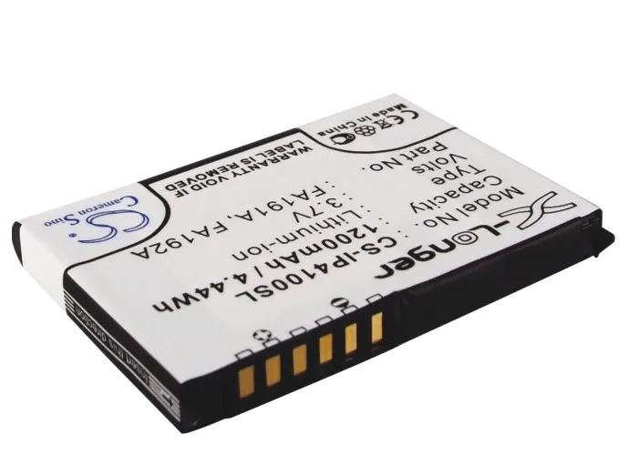 Batteria Cs 1200Mah Per Hp 343110-001 Modello Fit Hp Ipaq H4100 Ipaq H4150 Ipaq H4155 Ipaq H4135