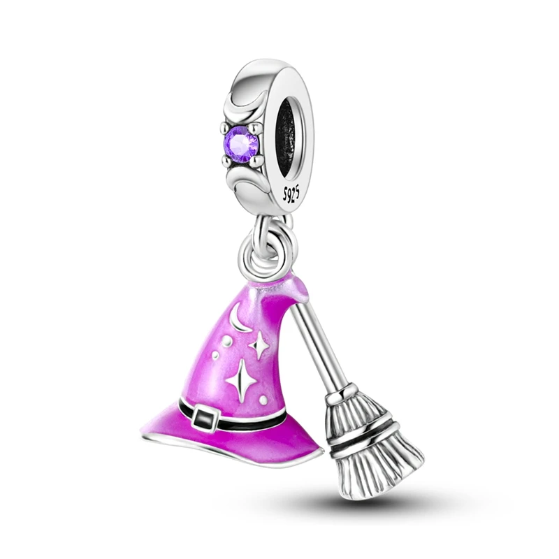 

Luxurious 925 Sterling Silver Magician Pendant Charm Bead Fit Original Pandora Bracelet&Bangle DIY Birthday Fashion Jewelry Gift