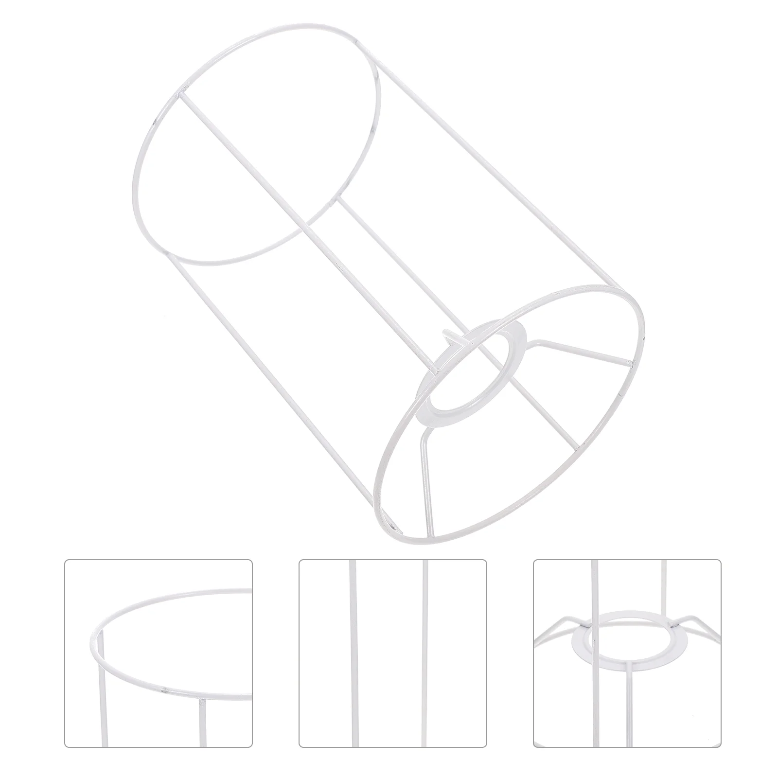 

Metal Lampshade Frame Diy Ceiling Light Bracket Lamp Shade Cage Frame Light Bulb Guard Chandelier Lampshade Accessory Bedroom