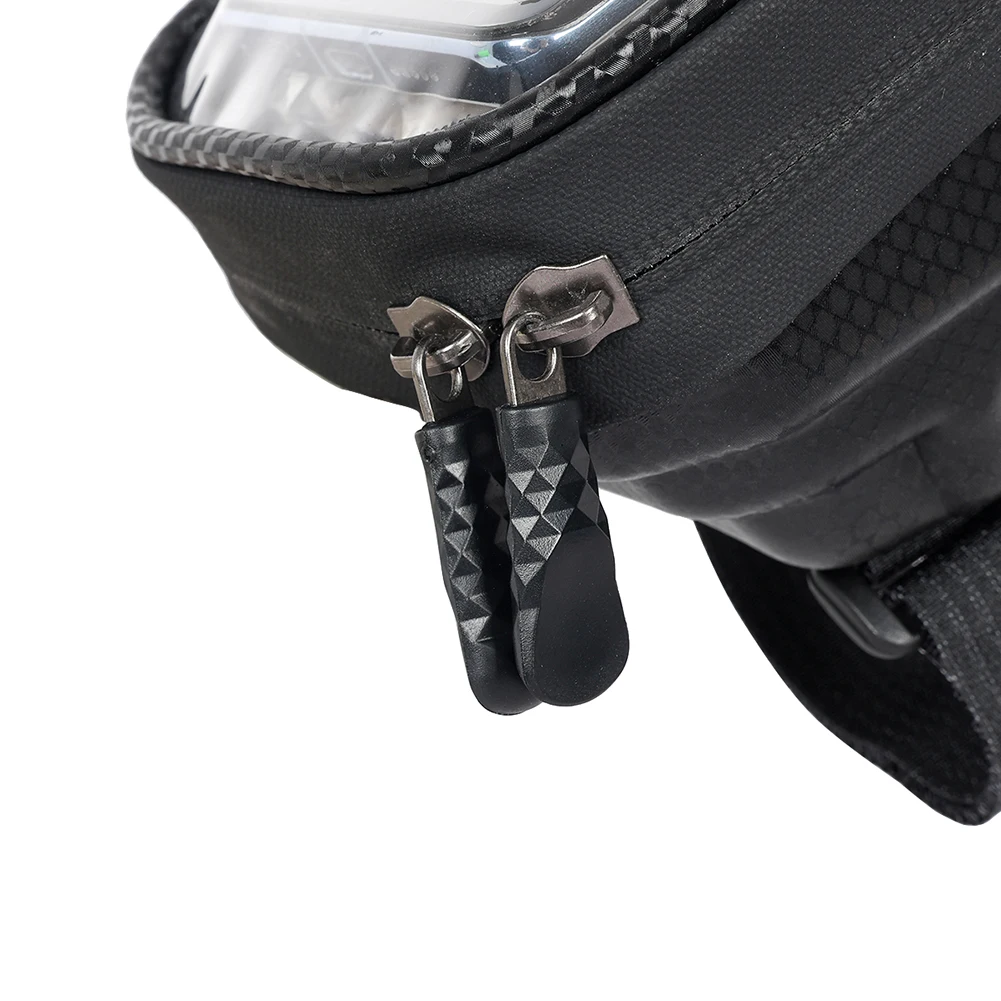 Touch Screen Bike Top Tube Bag EVA Bicycle Front Frame Bag Bike Front Top Tube Frame Bag Bicycle Accessories Fit for 7 In Phones