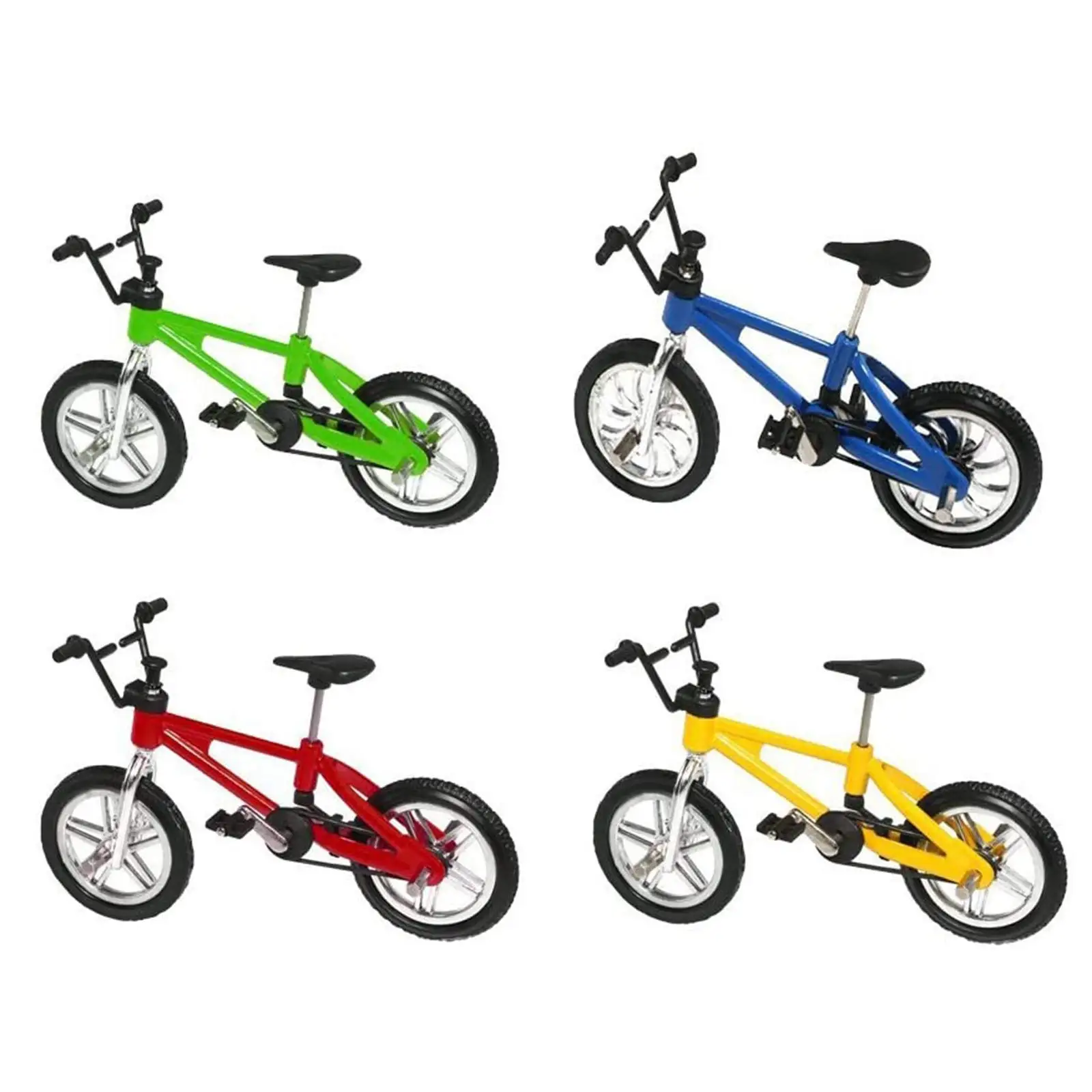 

Metal Finger Mountain Bike Toy Bikes Mini Sports Finger Bike Miniature Metal Creative Favors Toys Game Set for Kids Adults Gifts