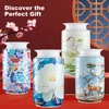 3D Puzzle Vase Creative Design Chinese Style Home Decoration Panda Printed Landscape Flower Arrangement Housewarming Kids Gifts 2