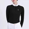 2024 Horse Riding Clothes Long Sleeve Horse Back Rider Competition Top Tees Equipment Equestrian Cotton Polo Shirts 5
