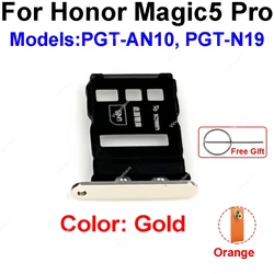 Sim Card Tray Adapter and Reader Slot Connector Holder Replacement (Magic5 Pro - Gold)