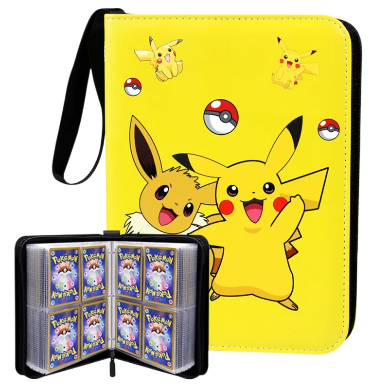 

400Pcs Pokemon Album Card Holder Binder Collectible Card Organizer Letters Album Card Pack Kids Toys Birthday Gift Christmas