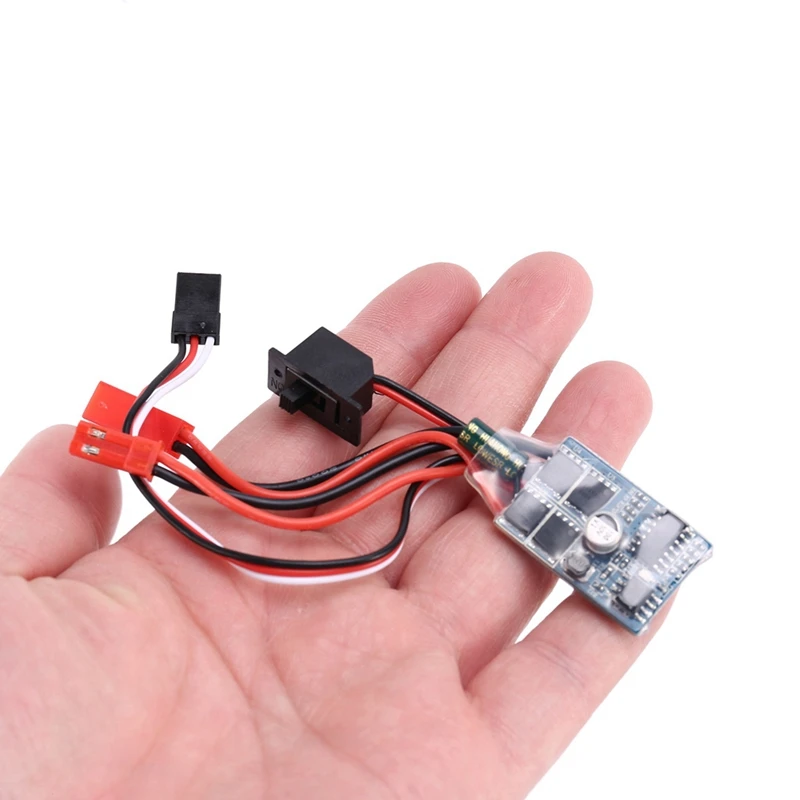 Rc 자동차 보트용 브러시드 모터 속도 컨트롤러, 브레이크 없는 W/O 브레이크, 4X Rc ESC 10A