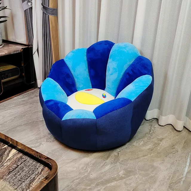 OMGD Sun Flower Lazy Single Designer Casual Children's Small Sofa Living Room Small Apartment Modern Simple Network Red Model 2