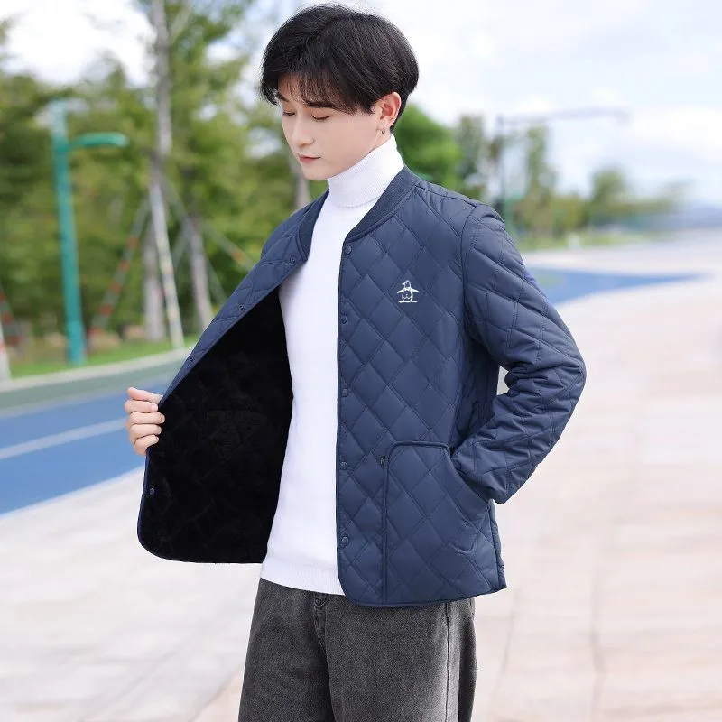 Autumn Winter Golf Wear Men New Korean Golf Jacket Thickening Business Casual Coat Authentic Clothing Men Padded