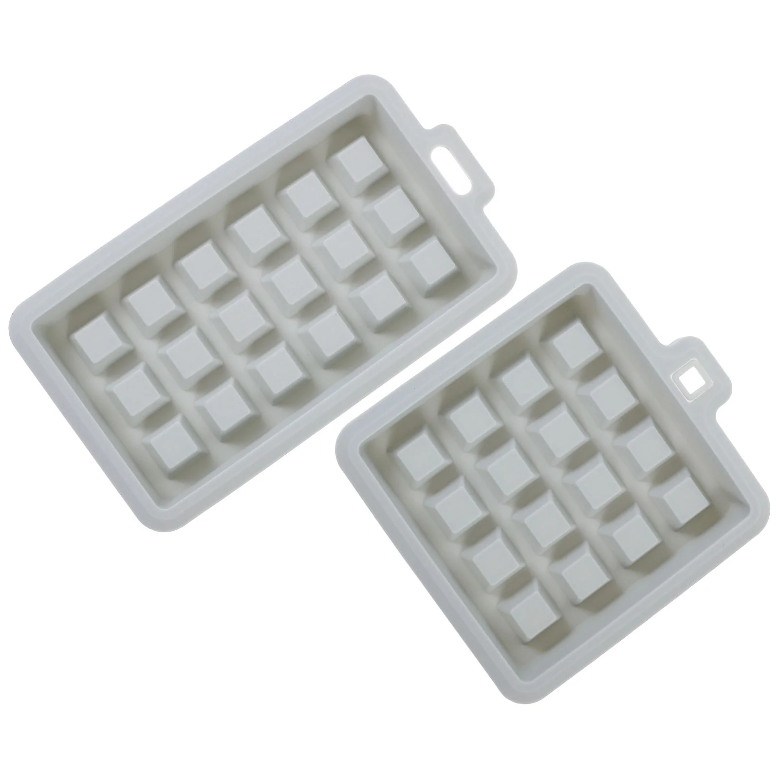 

2 pcs Rectangle Waffle Mold Square Waffle Maker Mold Silicone Cake Making Mold for Baking