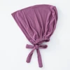 106577-6ab2f6.jpg 82 couleurs cravate dos sous-embouts mode femmes intérieur Hijab casquette musulmane Bonnet plaine islamique coton Spandex Jersey DEW sous-écharpe