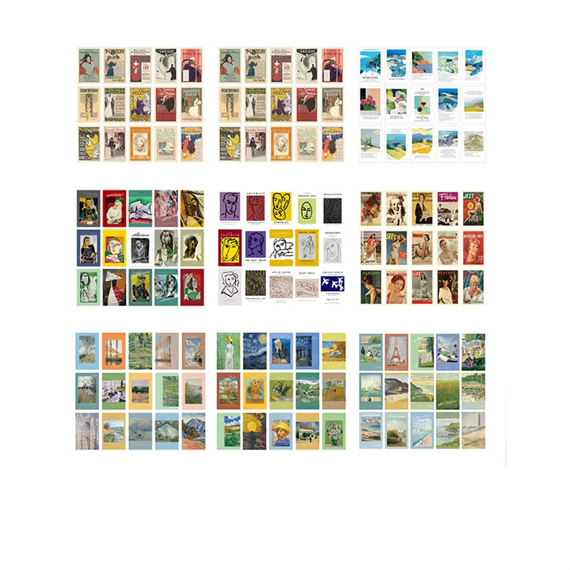 15 Pcs Classic Art Foto Ansichtkaarten Retro Thema Gift Wenskaart 