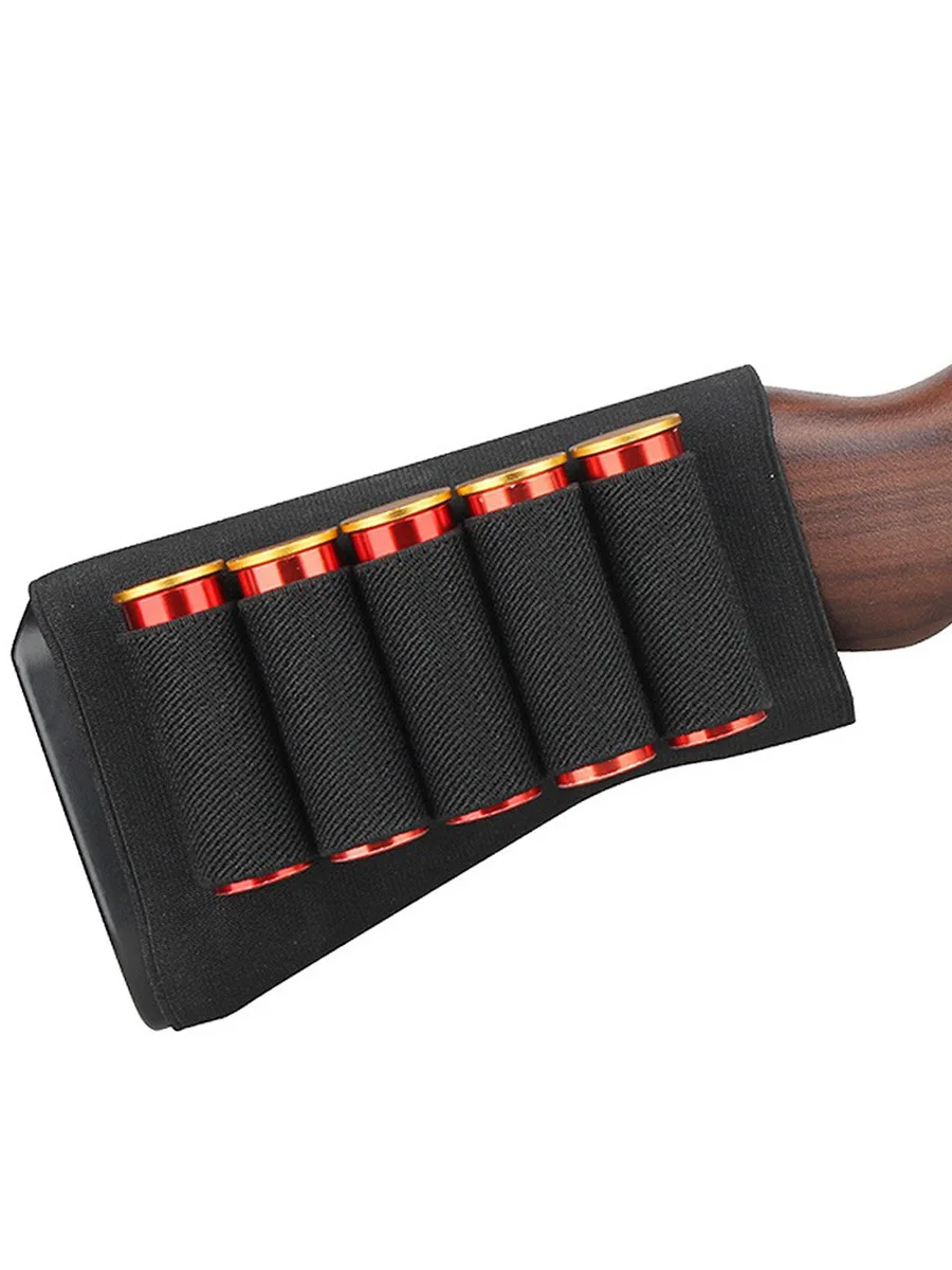 

Kosibate 5/8/14 Rounds Shotgun Buttstock Pouch Shell Holder Bullet Gun Accessory Hunting Gear