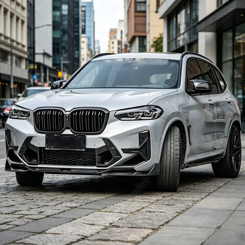 BMW F97 X3M F98 X4M LCI 2022 2023 2024 2025 2026 차량용 프론트 범퍼 립 스포츠 레이싱 프론트 턱 스포일러 바디 개조 키트