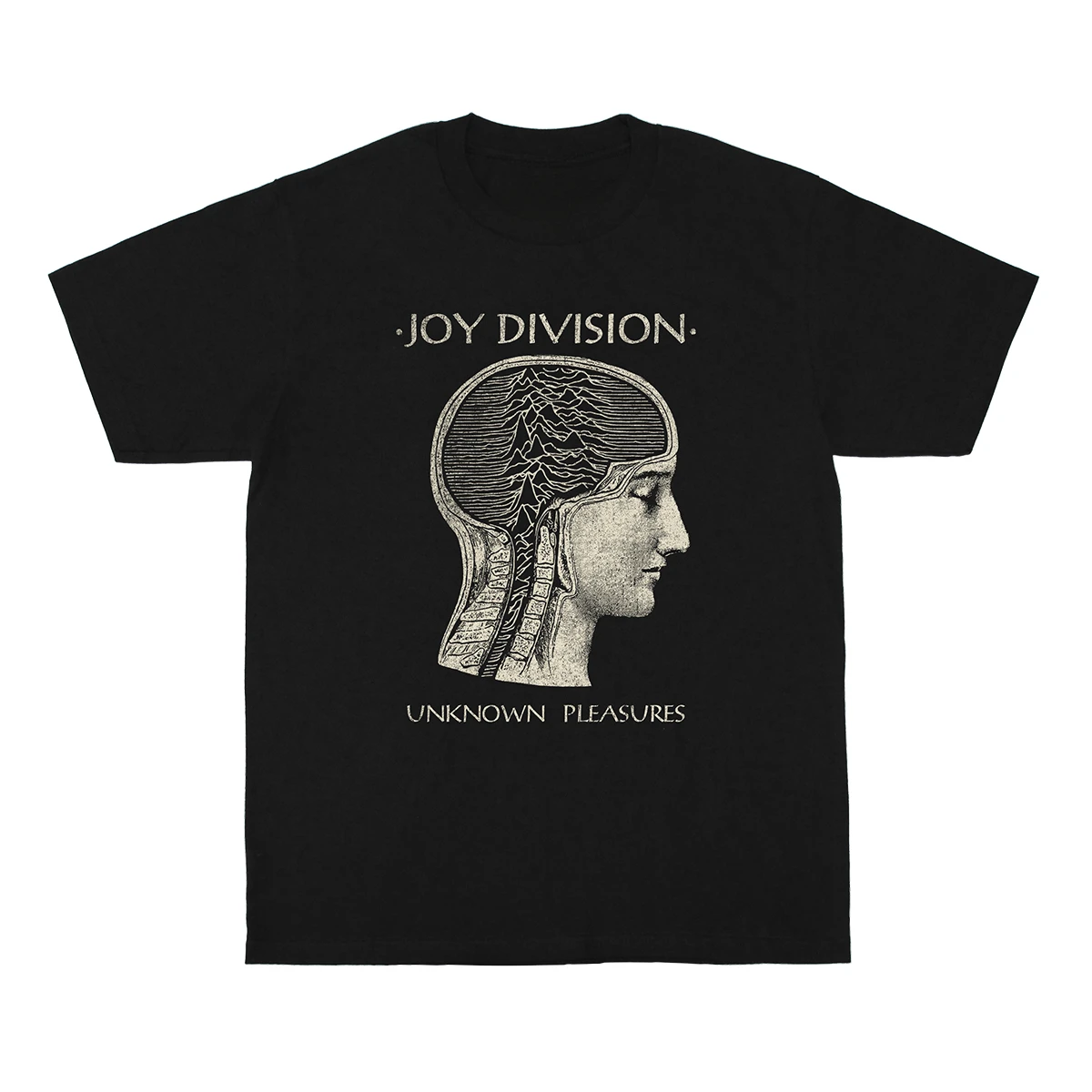 Joy Division T-Shirt Unknown Pleasures New Wave Post Punk Rock Band The Cure Talking Heads Men Summer Washed Manica Lunga Tee
